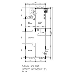 Blk 203 Bedok Town Centre (Bedok), HDB 3 Rooms #457024671